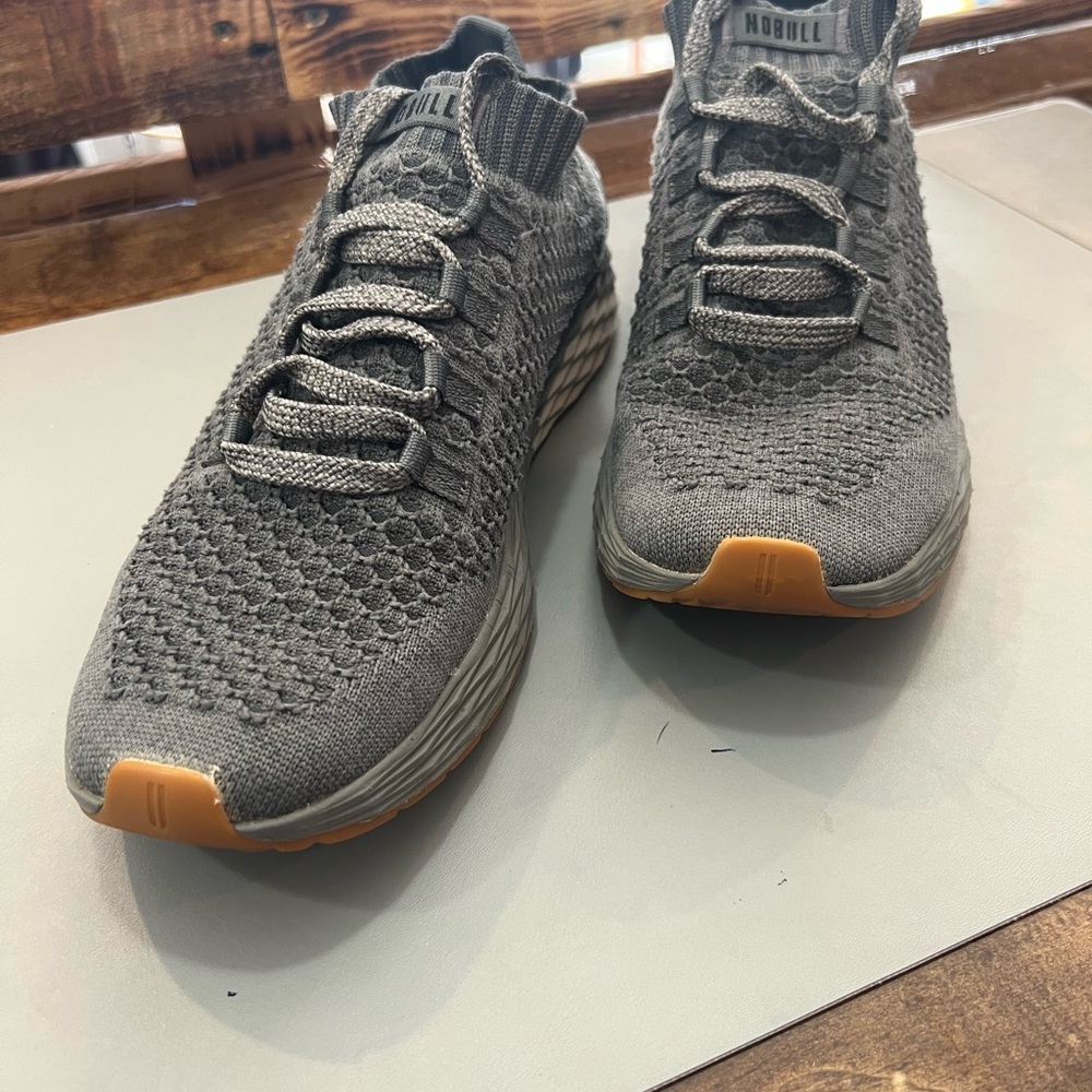 NOBULL Charcoal Knit Sneakers